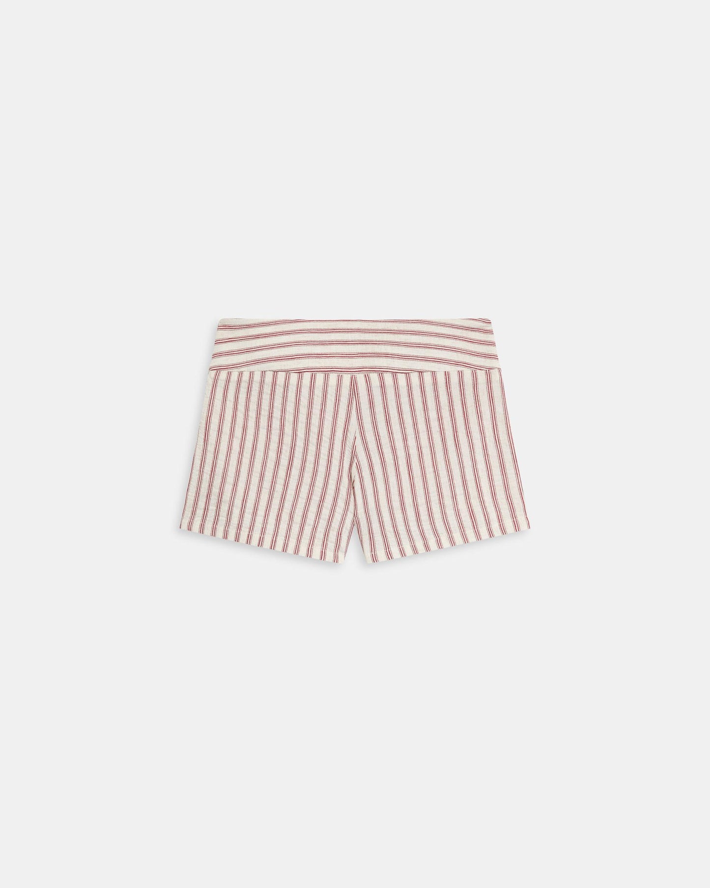 Shorts Triple Cinturilla Rayas Blanco