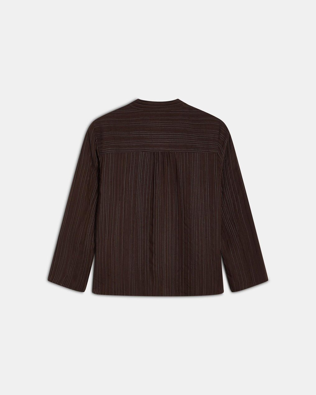 Blusa Riscas Alamares Castanho