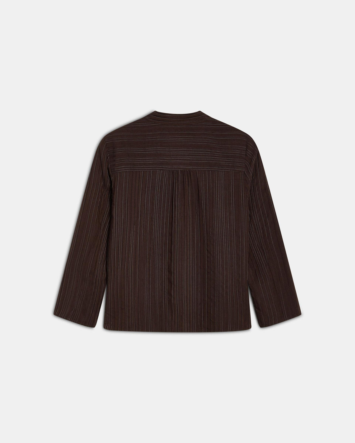 Blusa Riscas Alamares Castanho