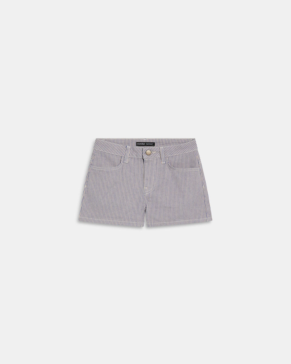 Shorts Básicos Rayas Azul