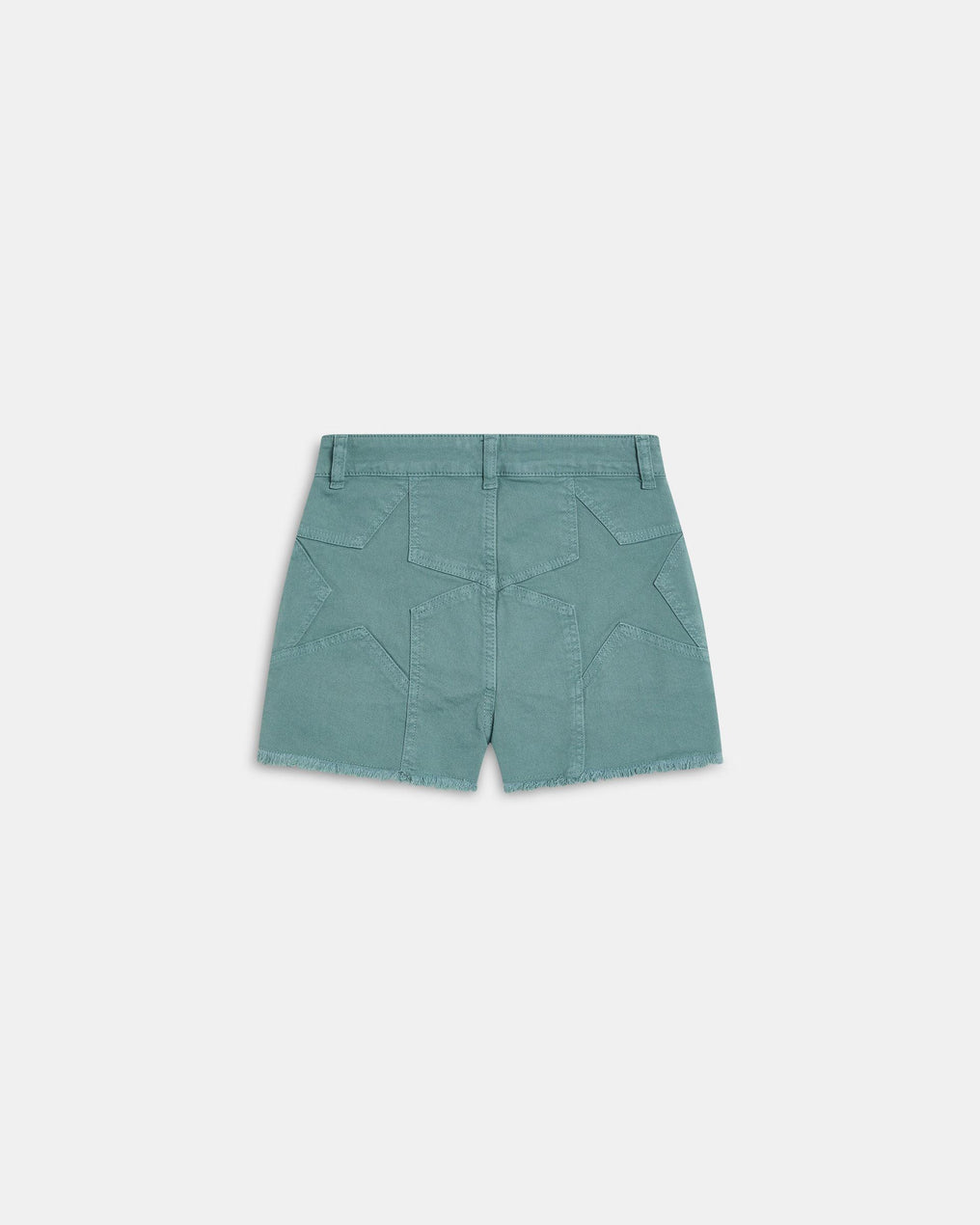 Shorts Estrellas Traseras Verde Agua