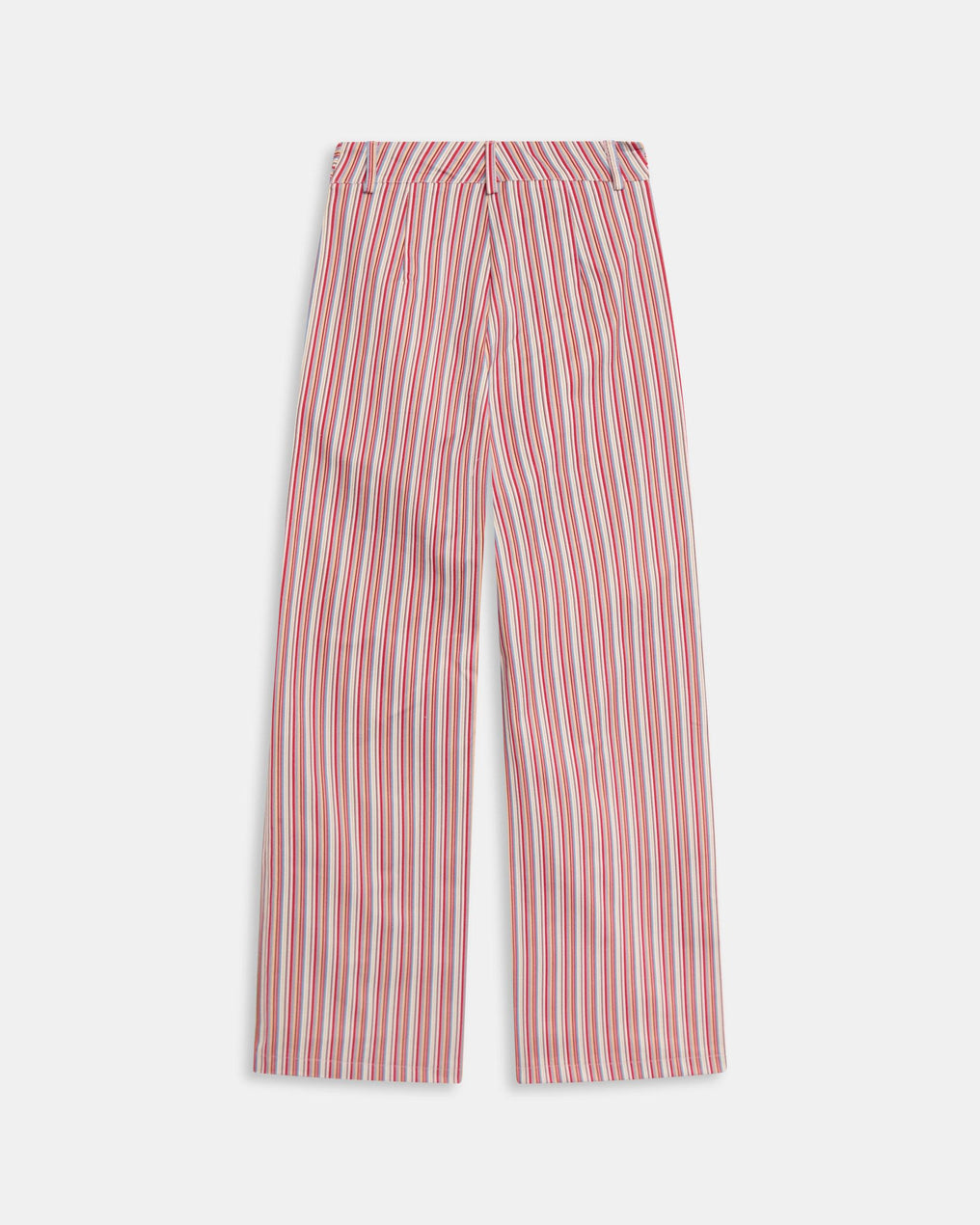 Pantalón Rayas Botones Multicolor