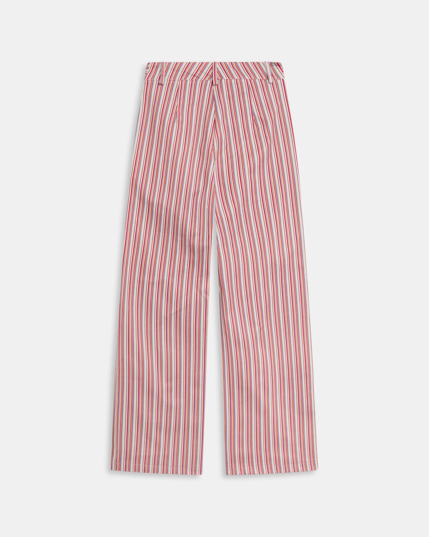 Pantalón Rayas Botones Multicolor