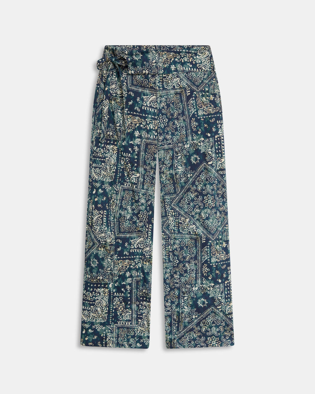 Pantalón Cinturilla Lazada Bandana Azul