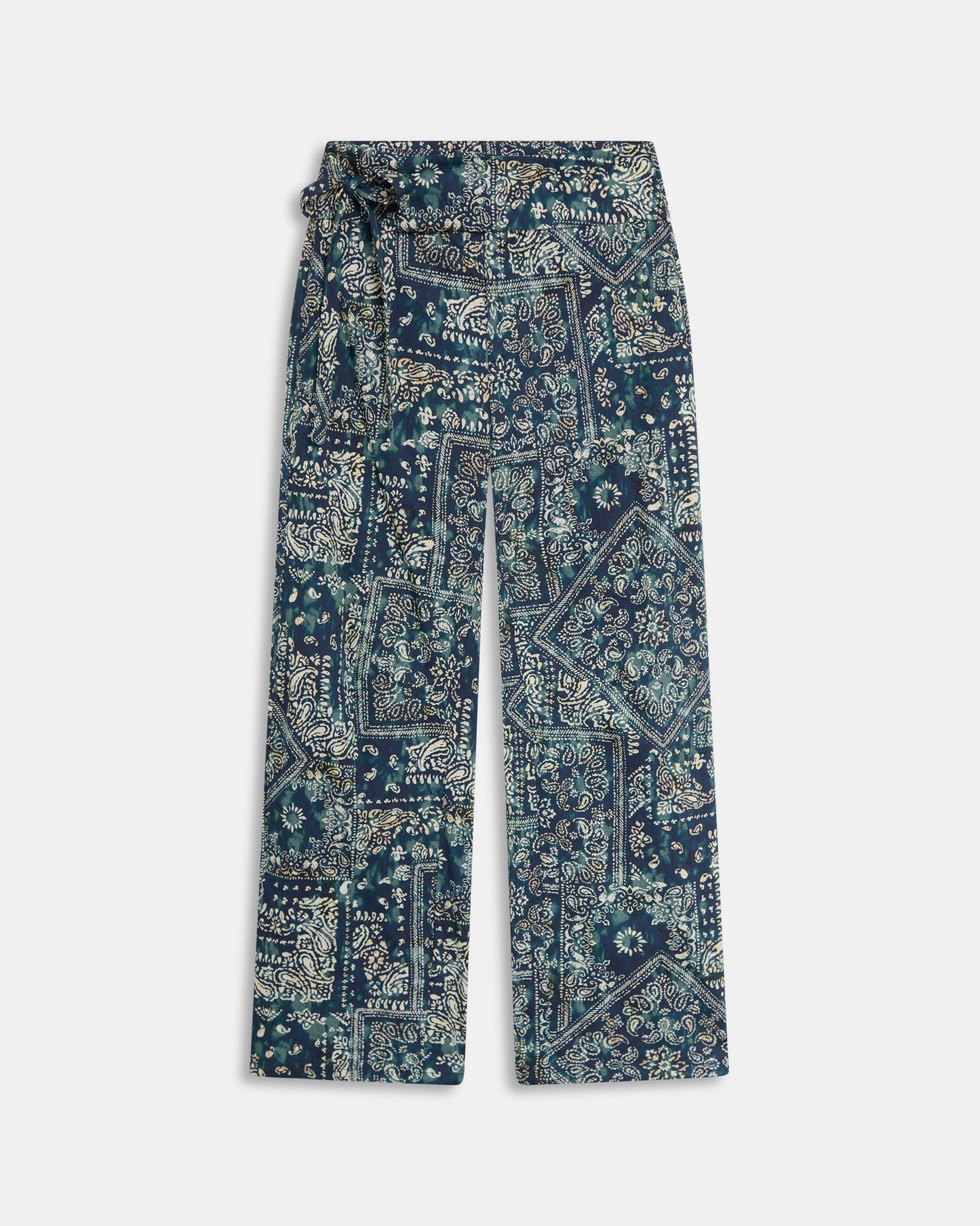 Pantalón Cinturilla Lazada Bandana Azul