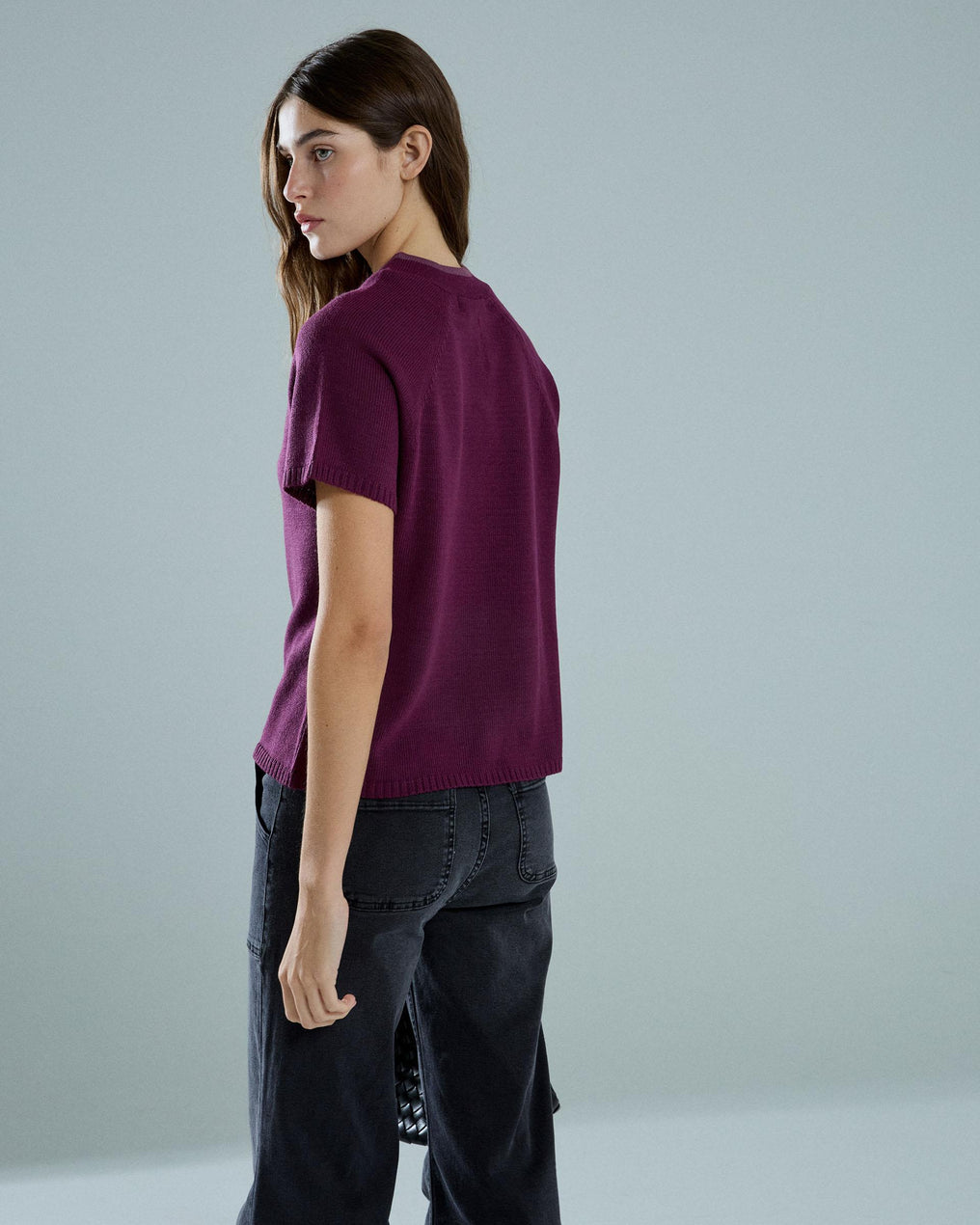 Top Alamar Escote Morado