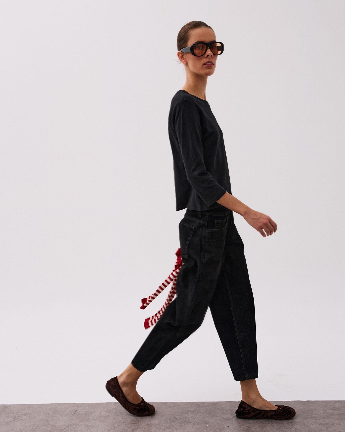 Jeans Balloon Velvetone Negro