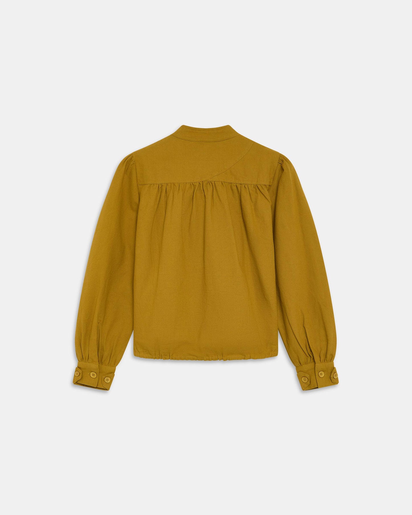 Bomber Canesú Canvas Mostaza