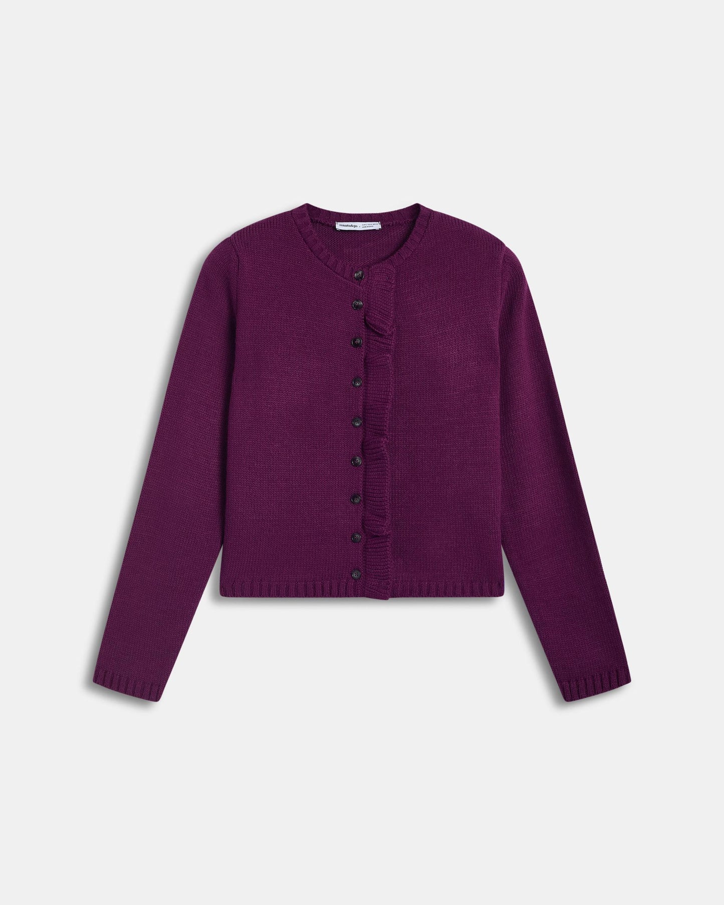 Chaqueta Volante Morado