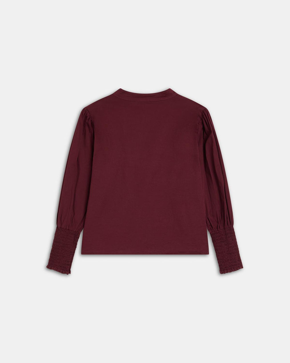 Erlauntza xehetasundun blusa granatea