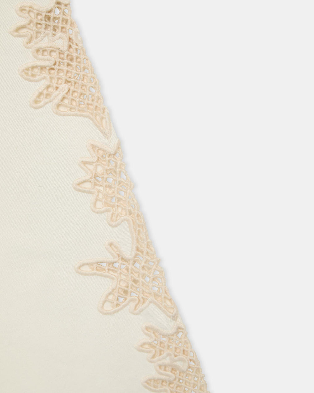 Jeans Detalhe Crochet Branco