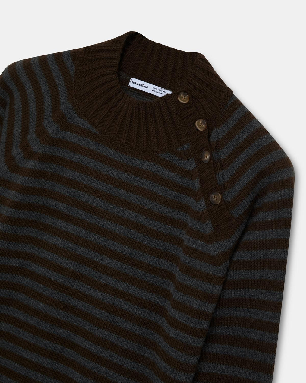 Jertsea Raglan Manga Botoiak Marrak Marroia