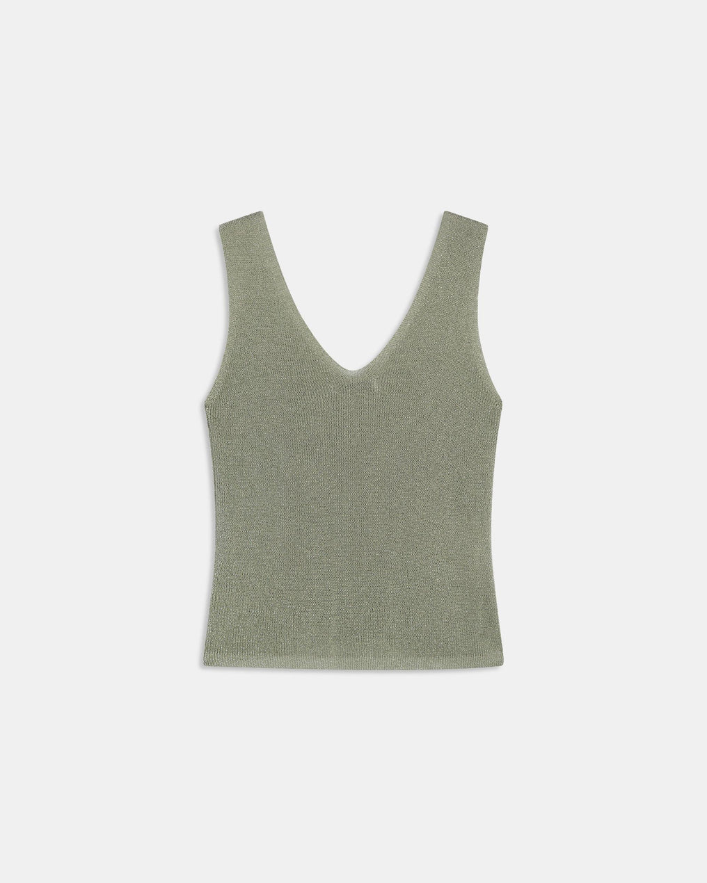 Top Bretelles Lurex Vert