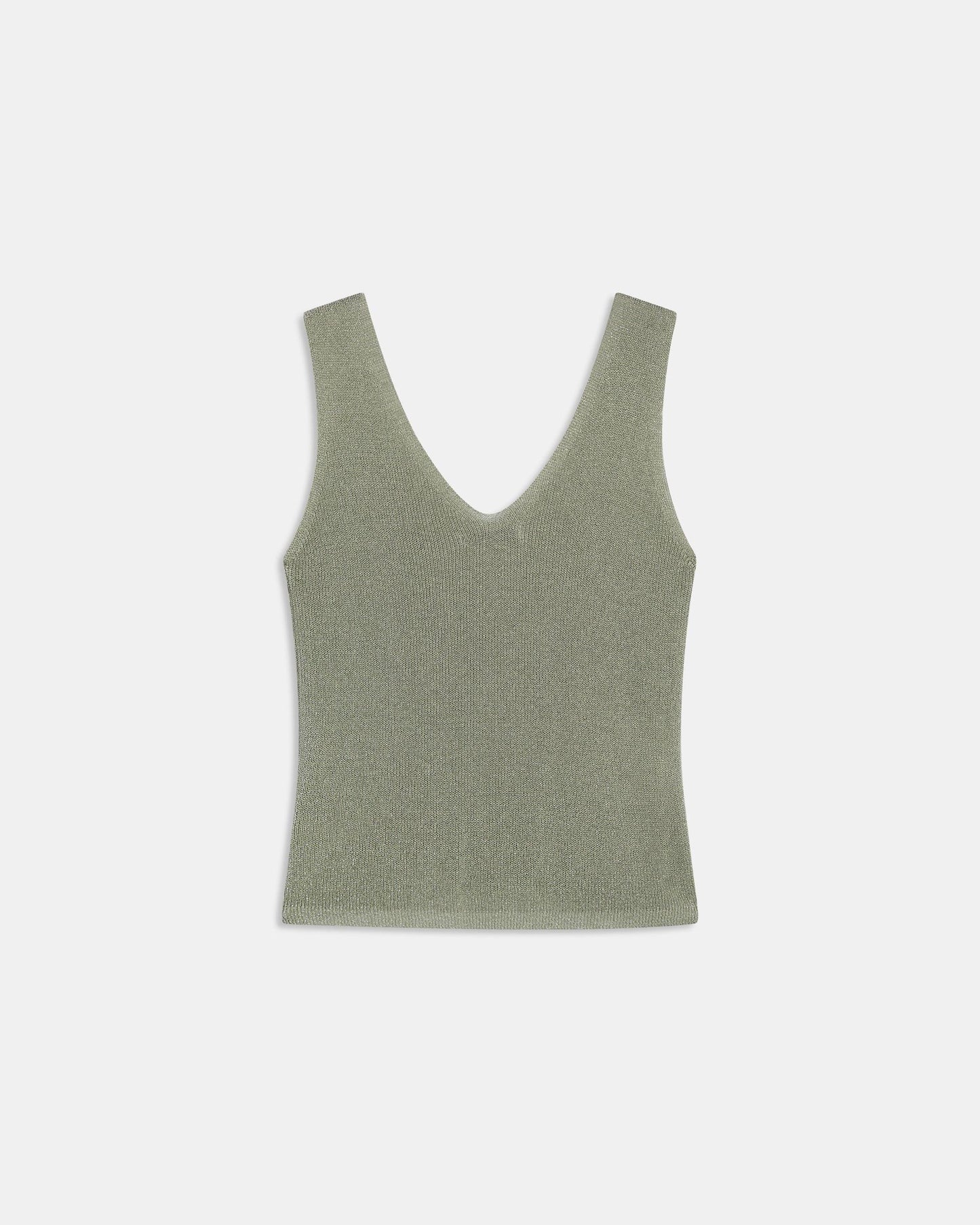 Top Bretelles Lurex Vert