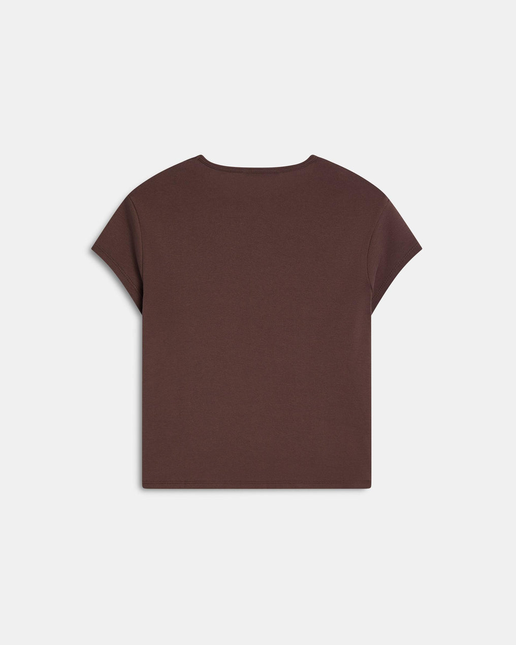 Camiseta Básica Manga Corta Marrón