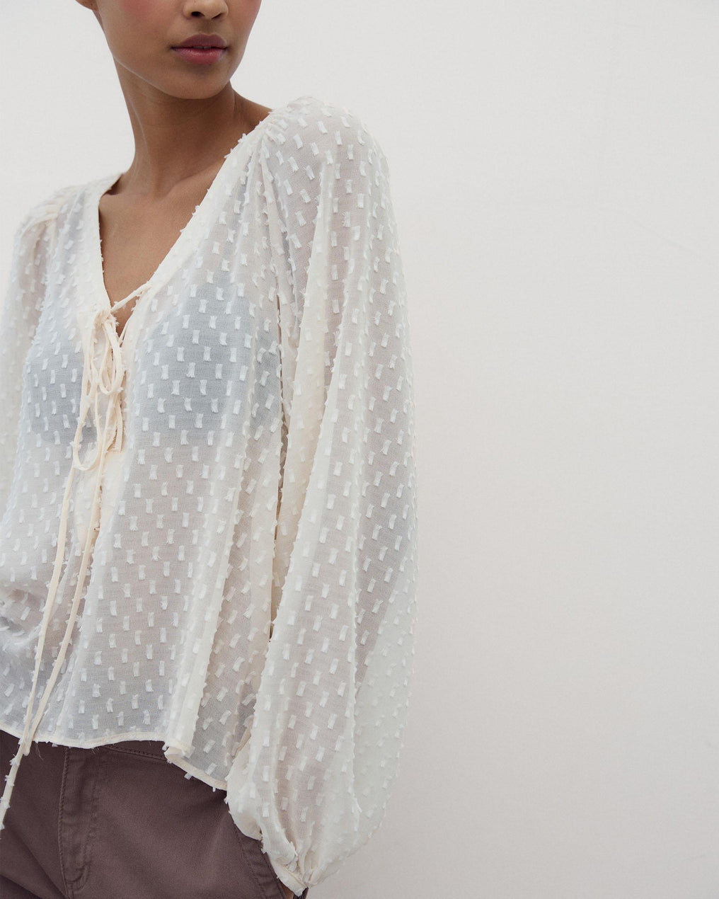 Blusa Plumeti Lazada Blanca