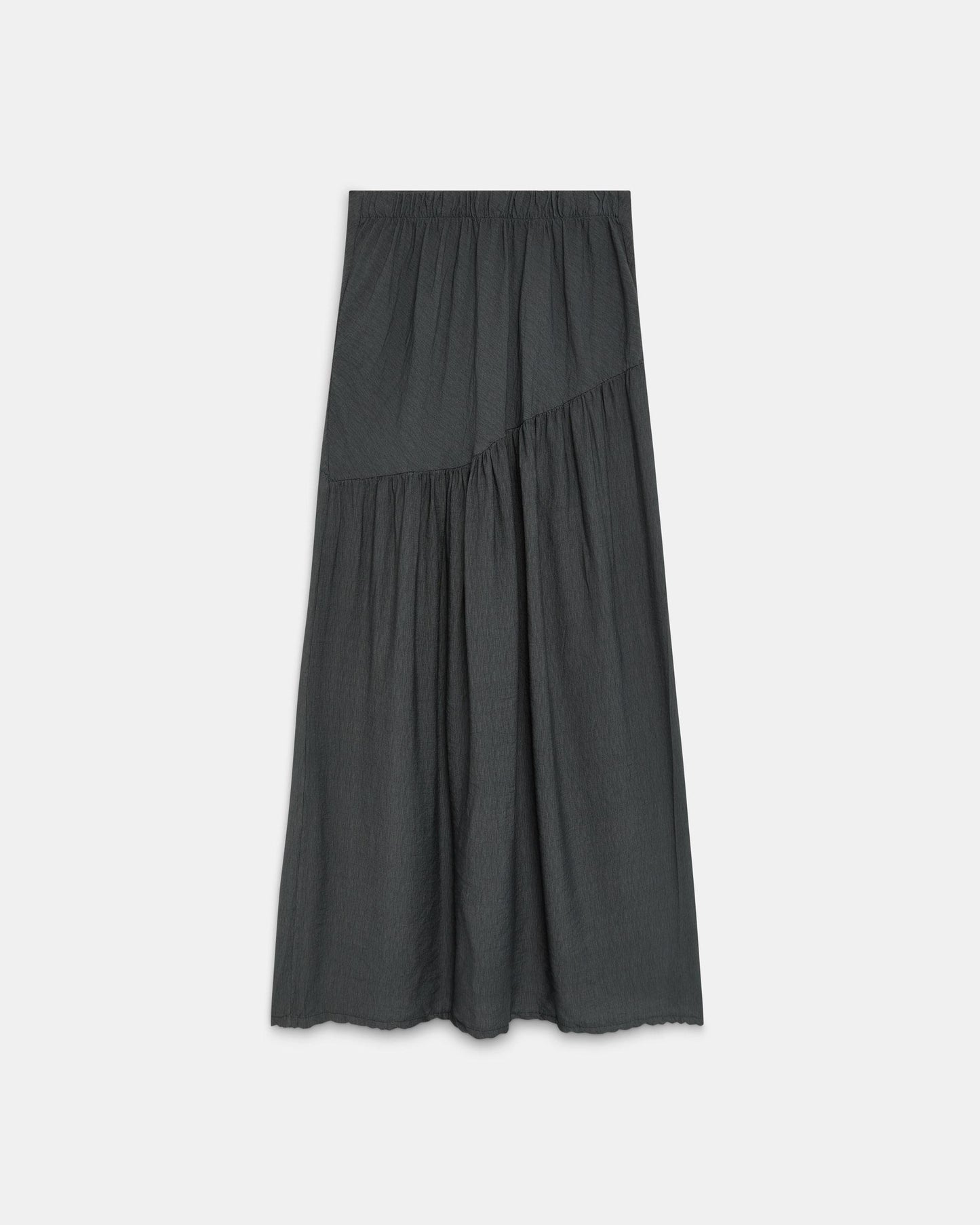 Falda Canesú Asimétrico Antracita