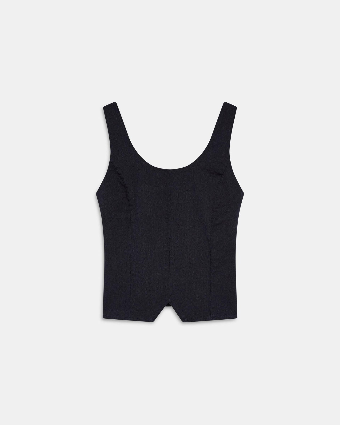 Top Corsetero Azul Marino