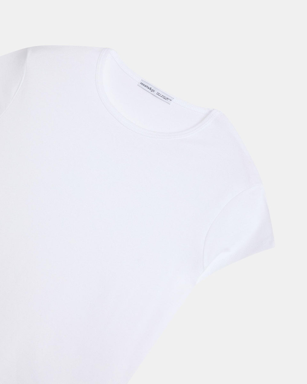 T-shirt Básica Manga Curta Branca