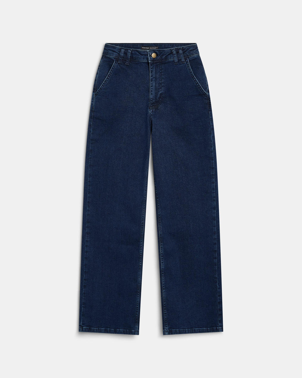 Jeans Doble Trabilla Azul Oscuro