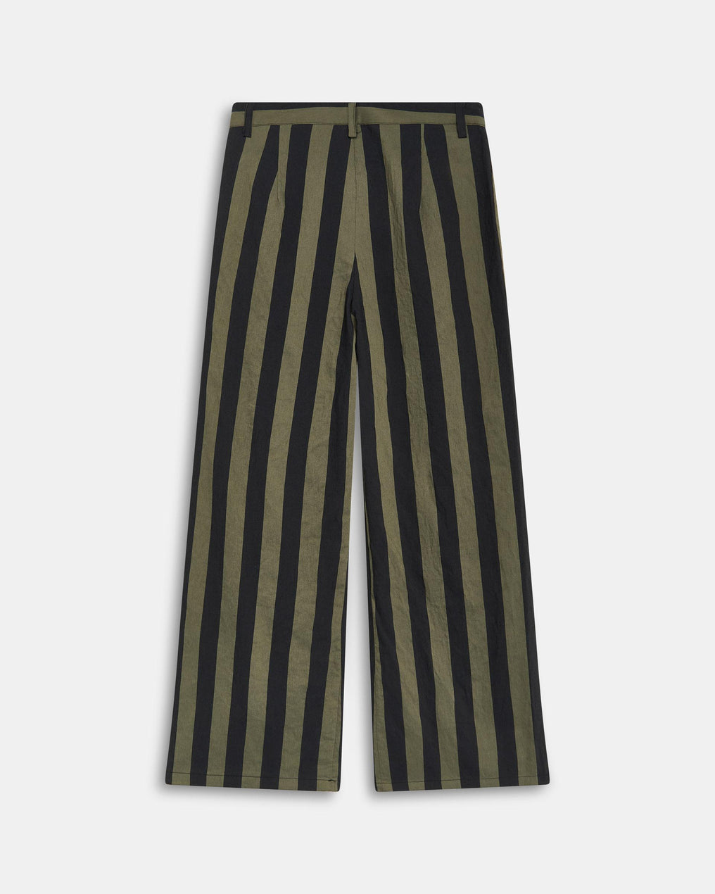 Pantalón Rayas Bicolor Negro