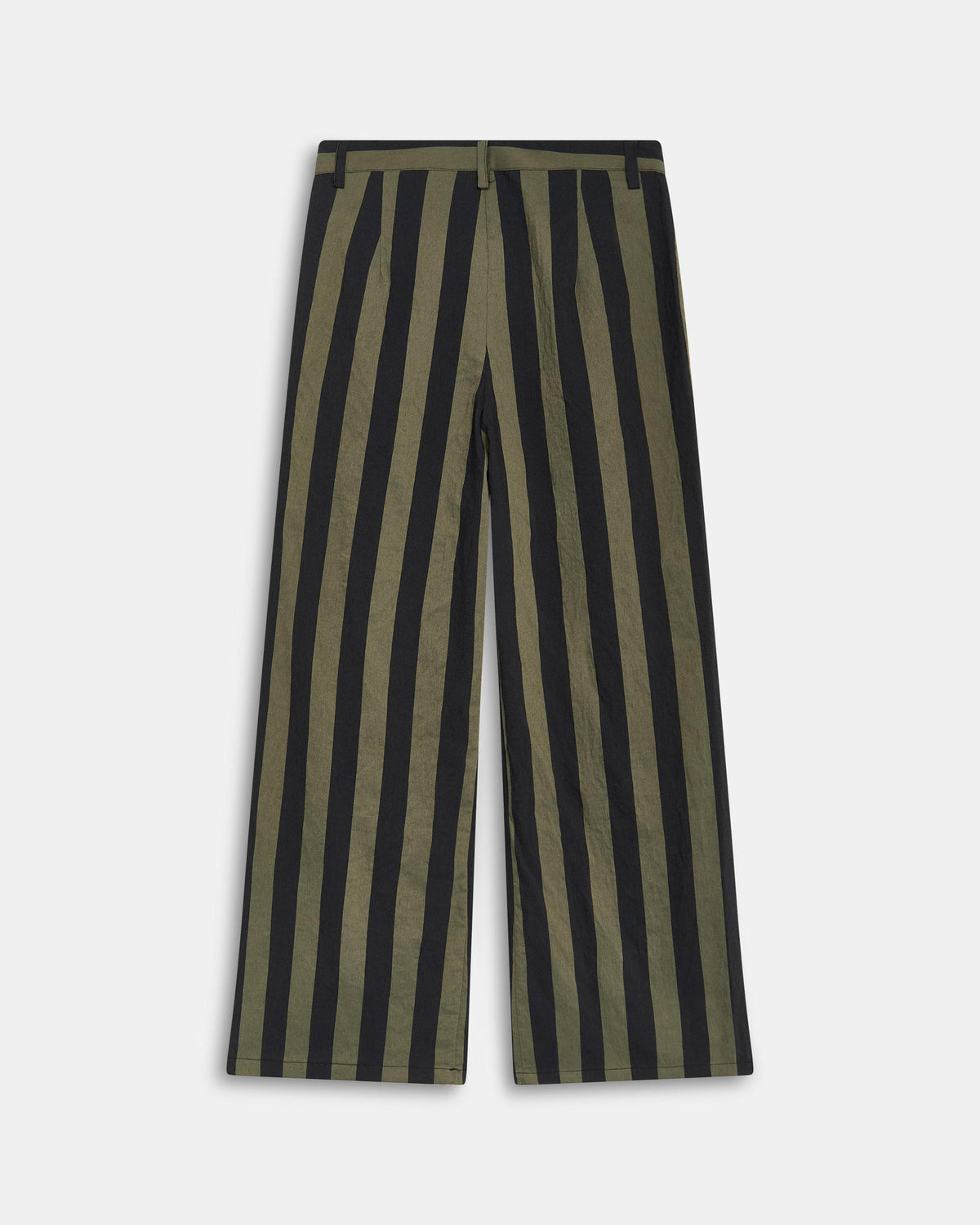 Pantalón Rayas Bicolor Negro