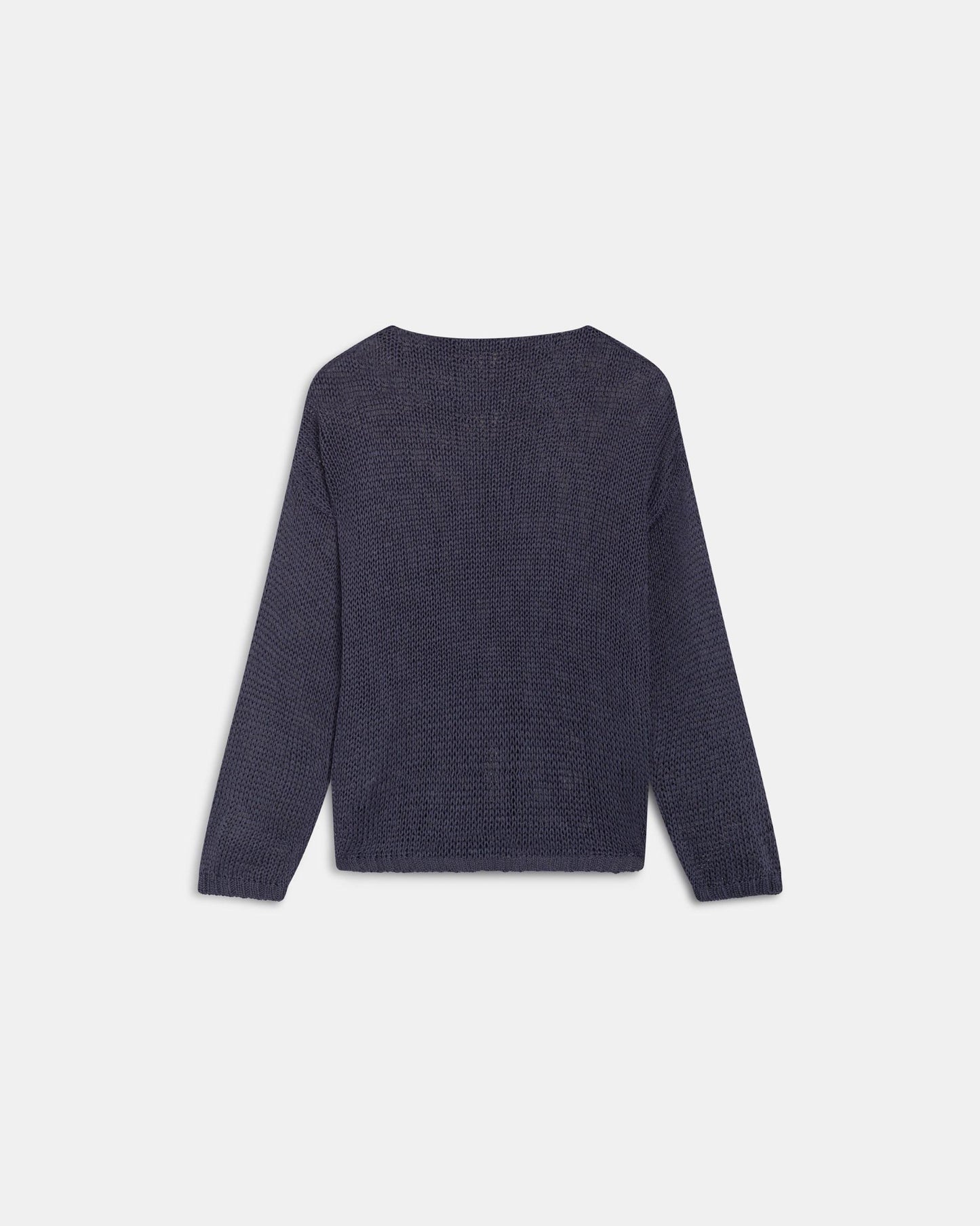 Jersey Calado Cuello Pico Azul
