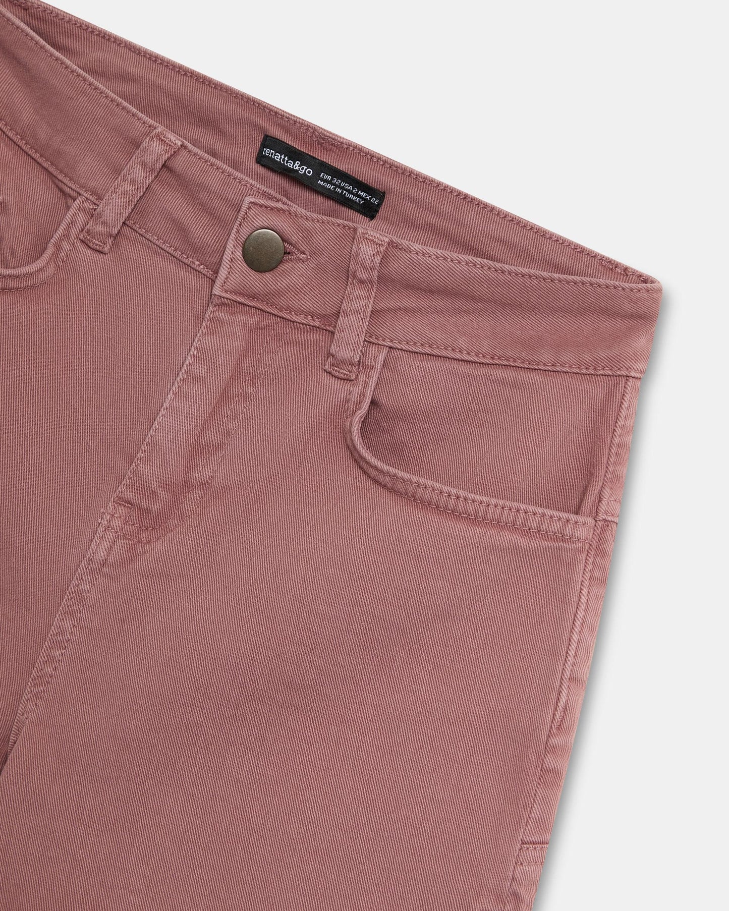 Shorts Estrellas Traseras Rosa Palo