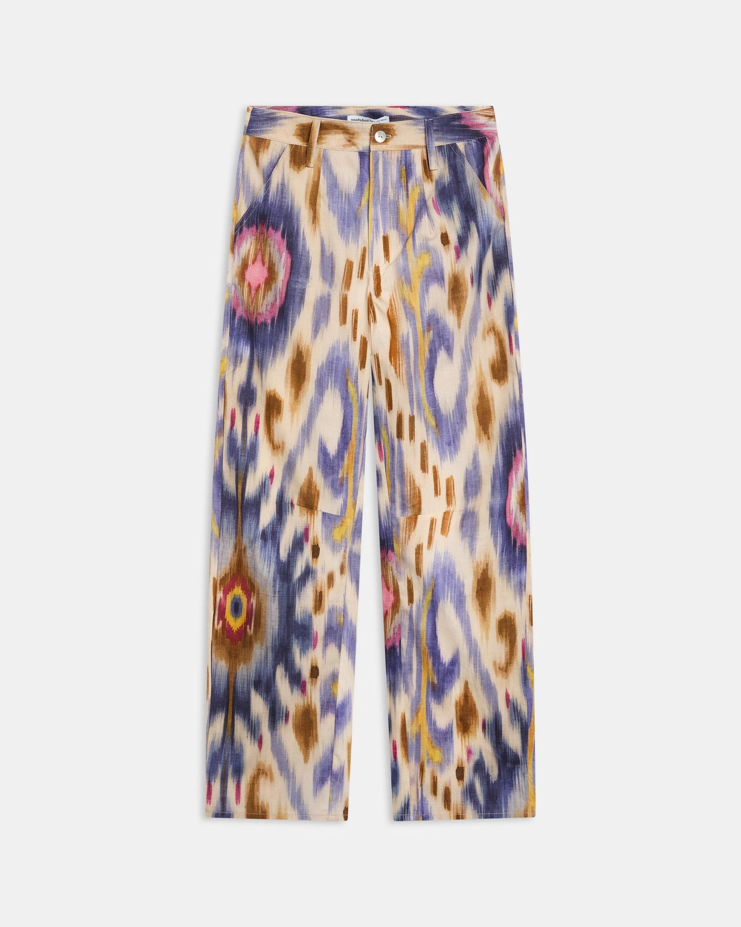 Pantalon Ethnique Tie Dye Multicolore