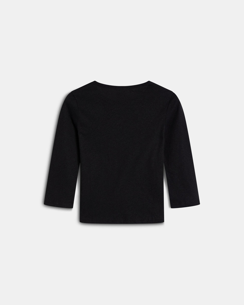 Basic Cap-Sleeve T-shirt Black
