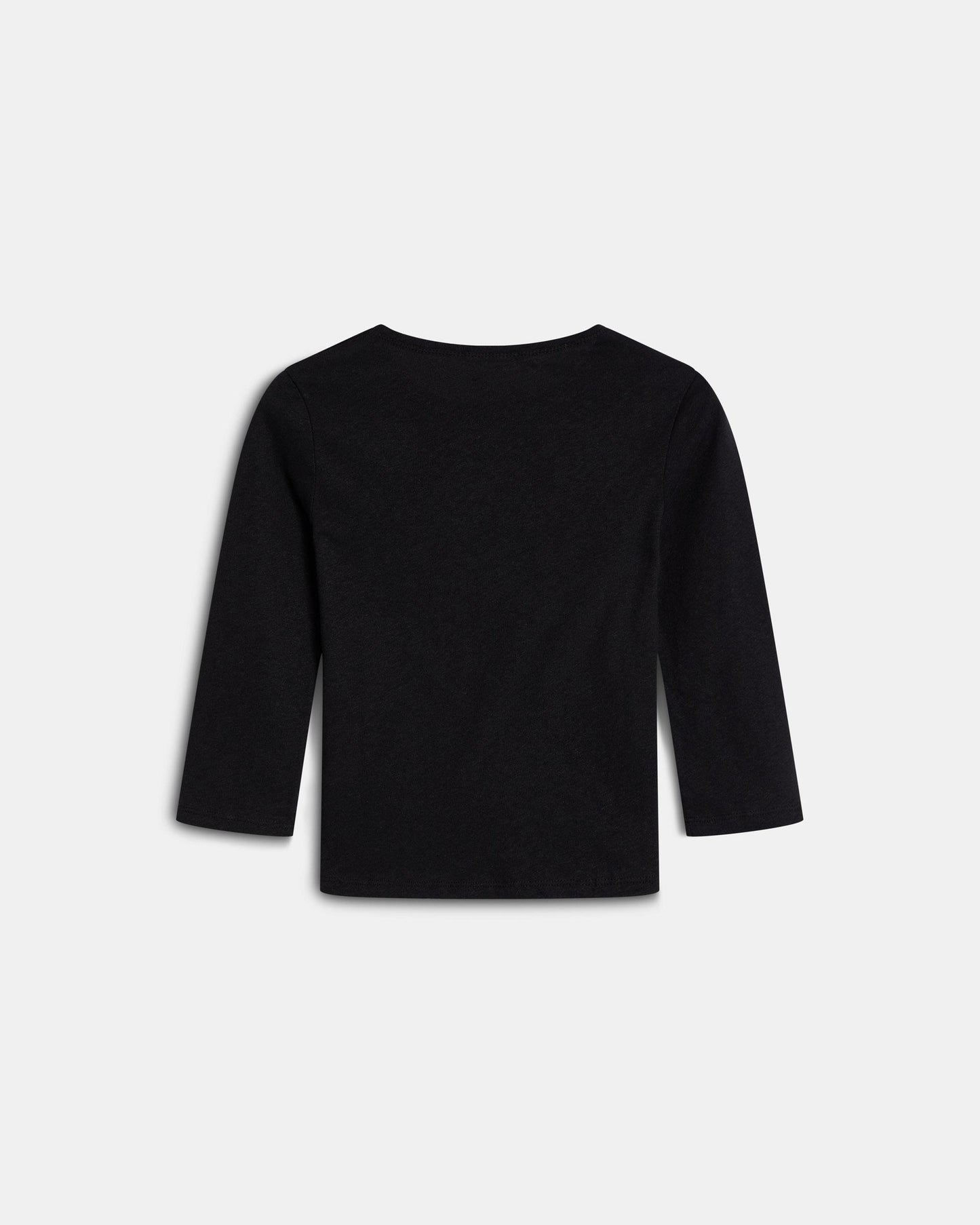 Basic Cap-Sleeve T-shirt Black