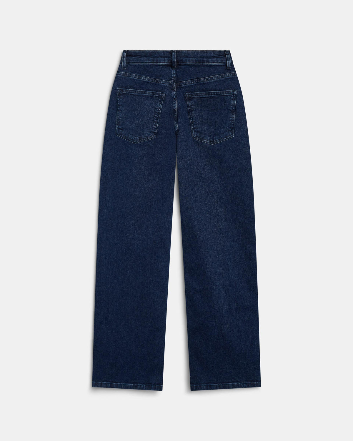 Jeans Doble Trabilla Azul Oscuro