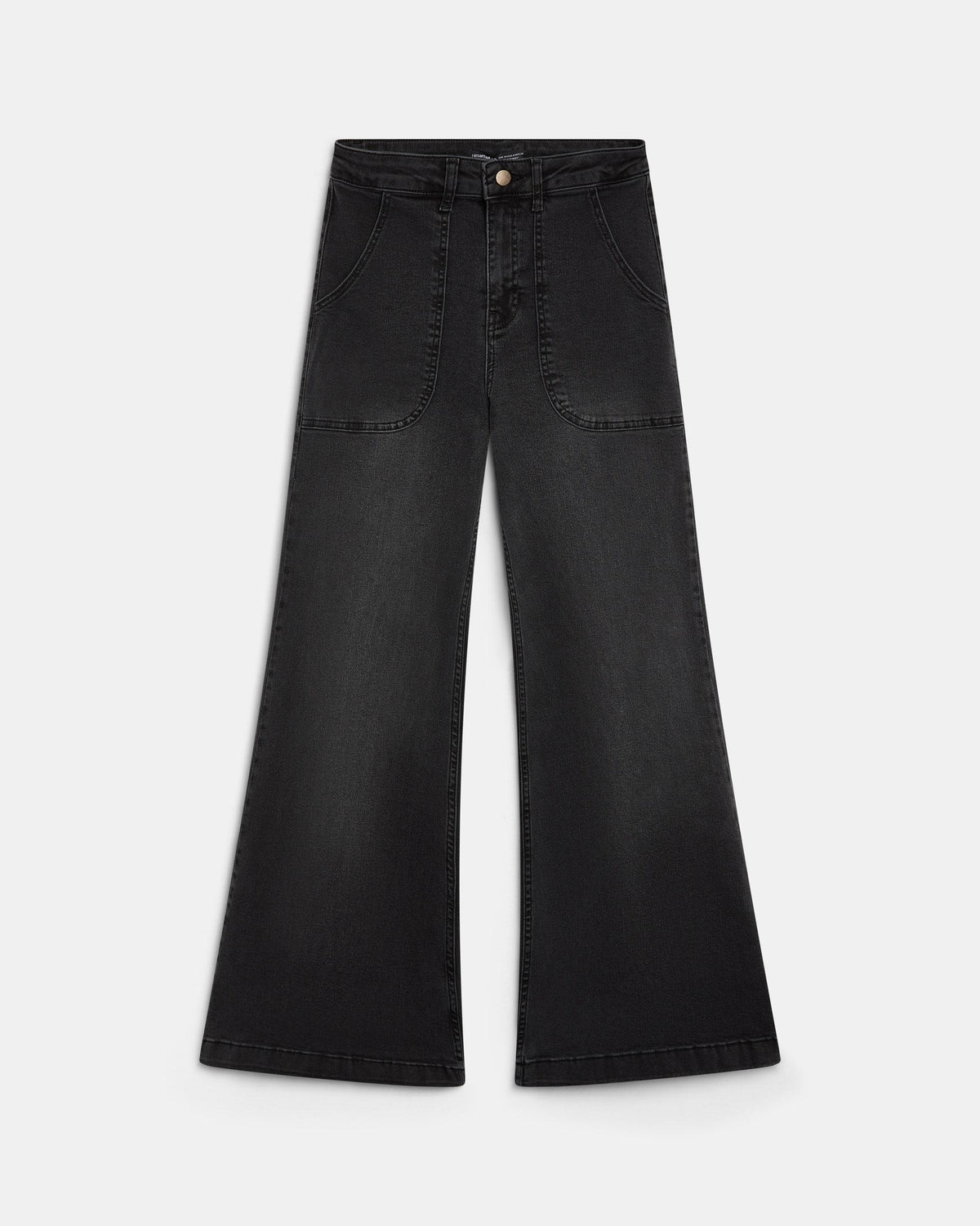 Jeans Botóns Campá Negro