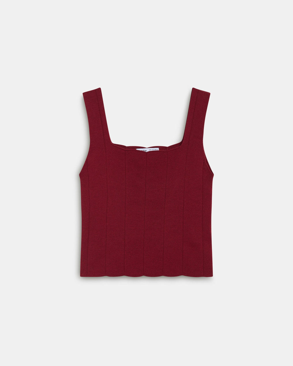 Top Corsetero Punto Granate