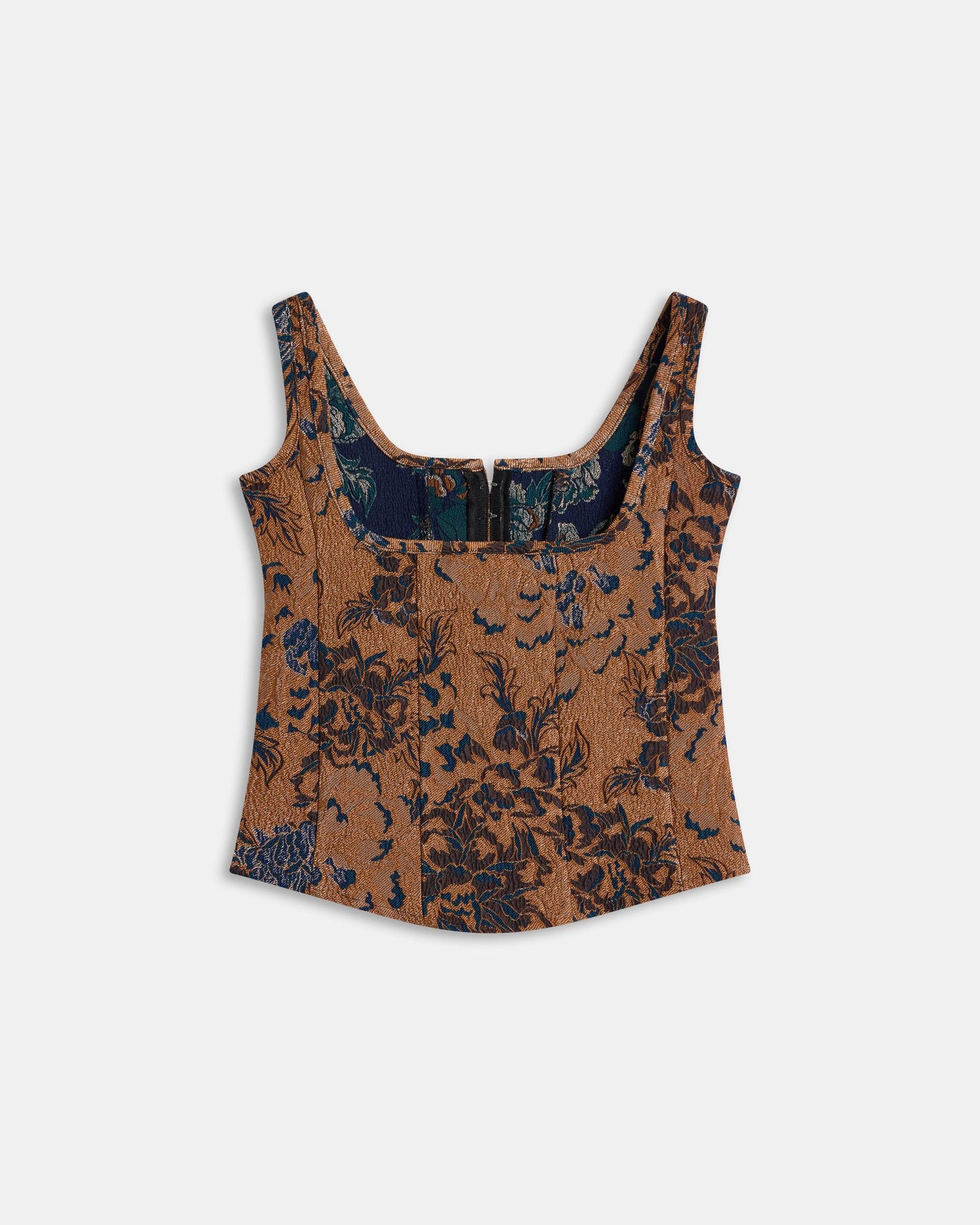 Top Corpete Colchetes Laranja