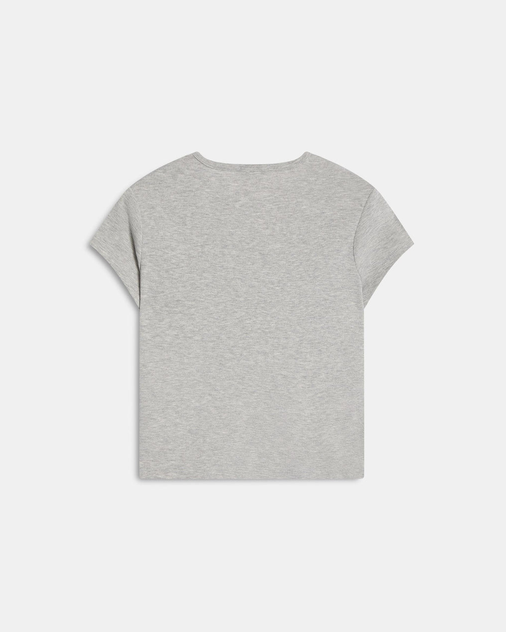 Camiseta Básica Manga Corta Gris