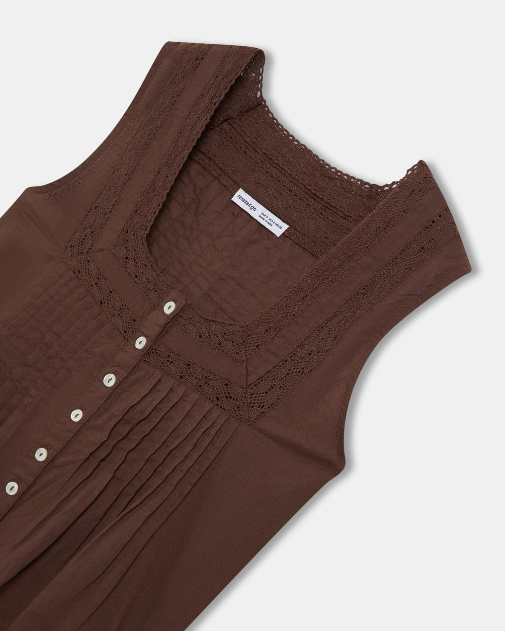 Brown Lace Tops