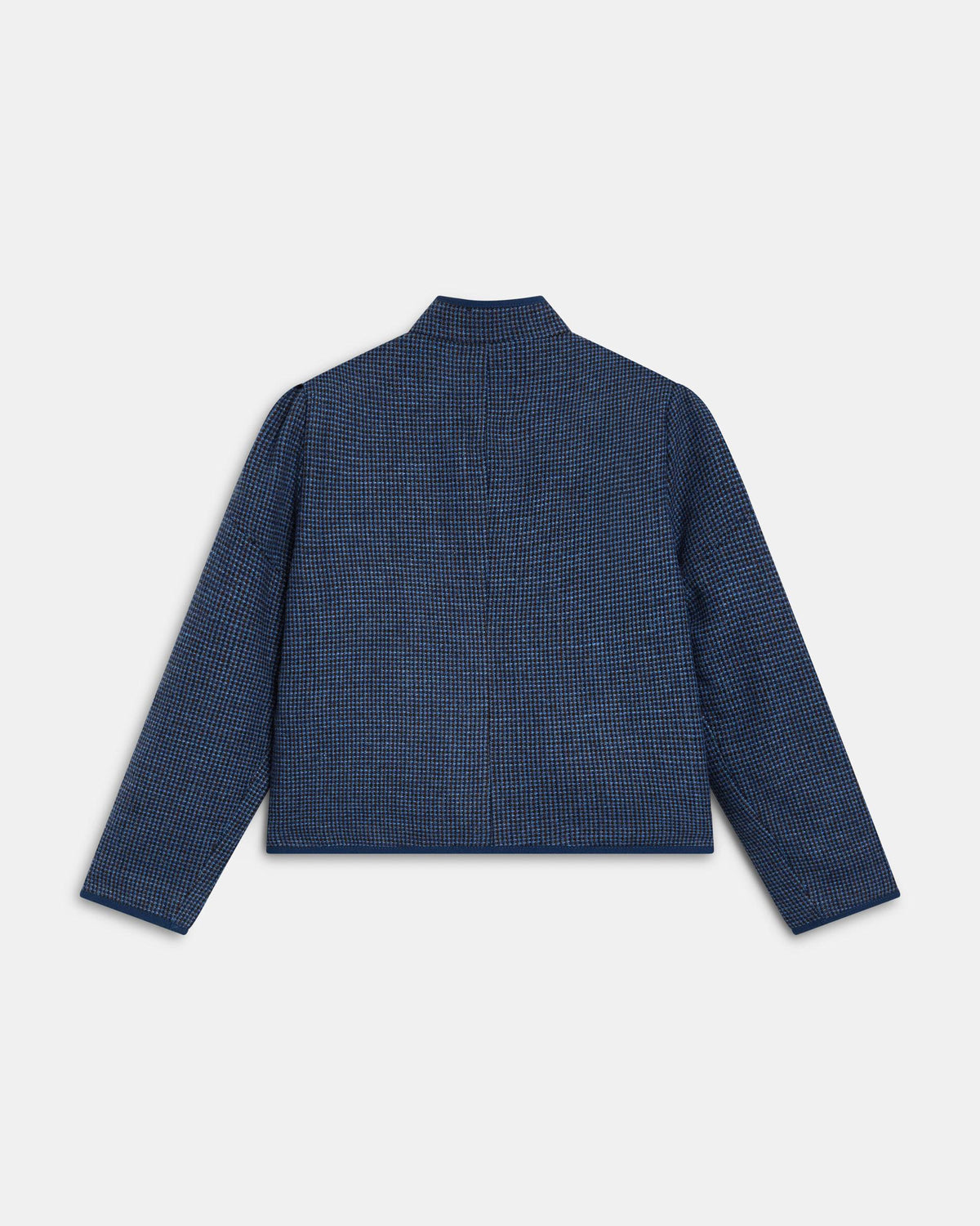 Jaqueta Ribet Contrast Barreja Llana Blau