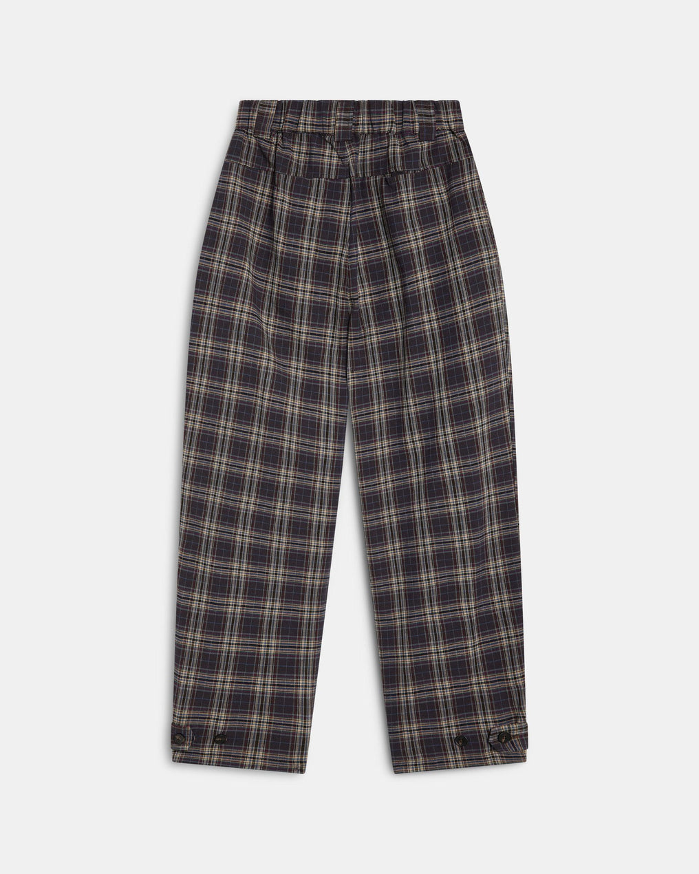 Pantalons Caneçó Quadres Marró