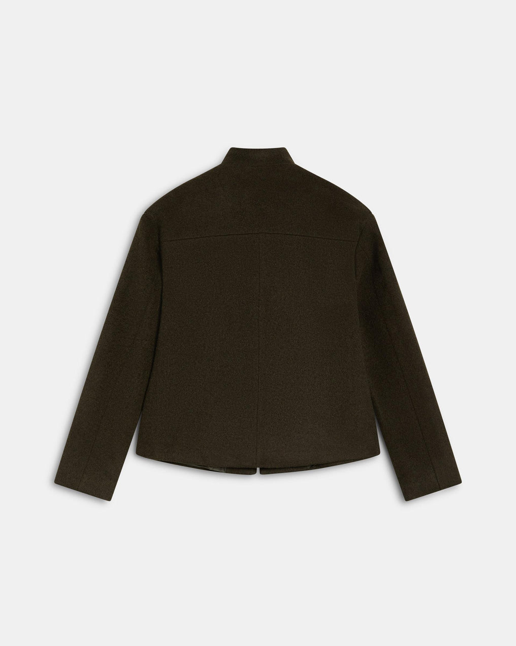 Abric Curt Drap de Llana Verd Fosc