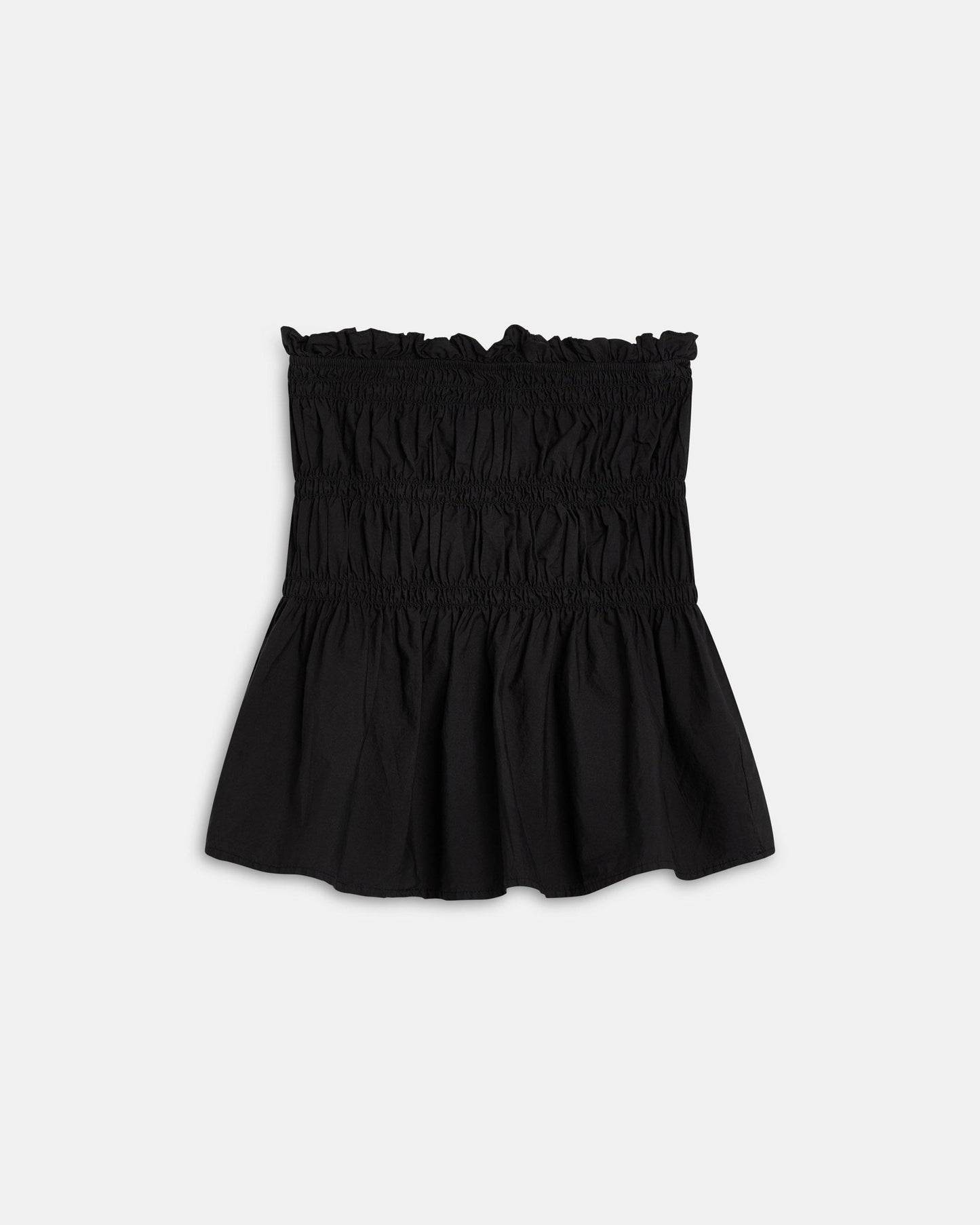 Top Élastiques Bustier Noir