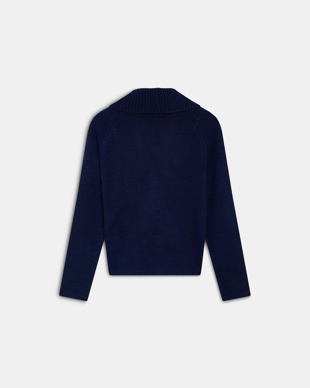 Pull Croisé Bleu Marine