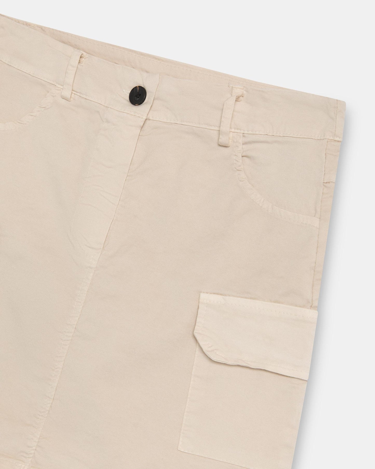 Raw Cargo Pocket Miniskirt