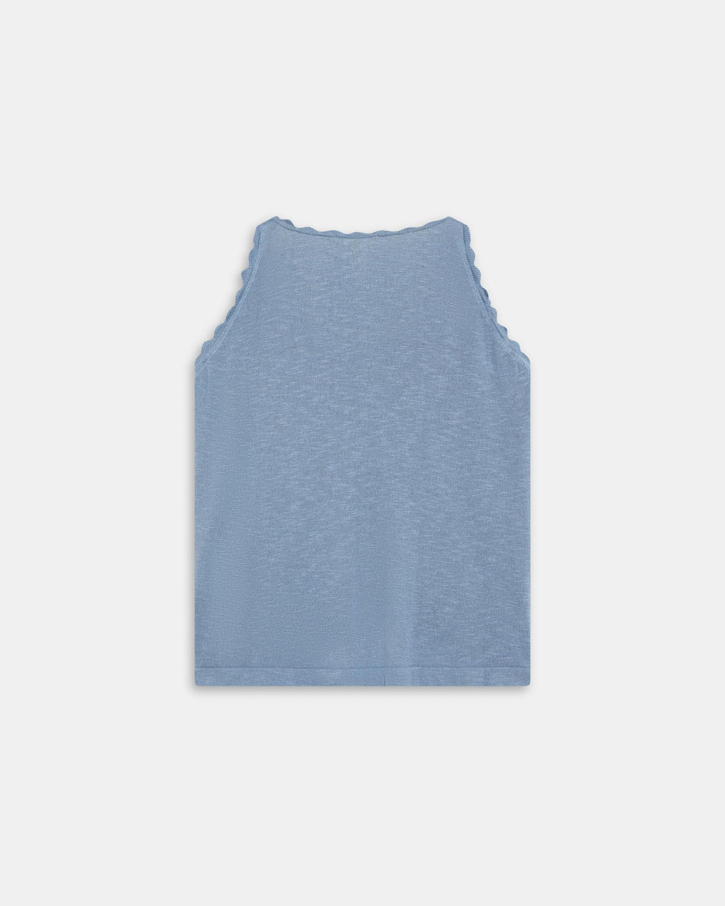 Blue Wavy Details Top