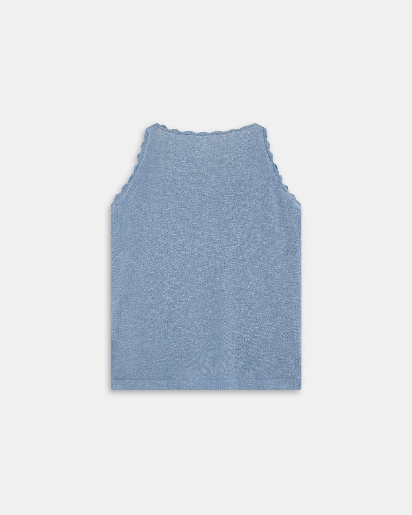 Blue Wavy Details Top
