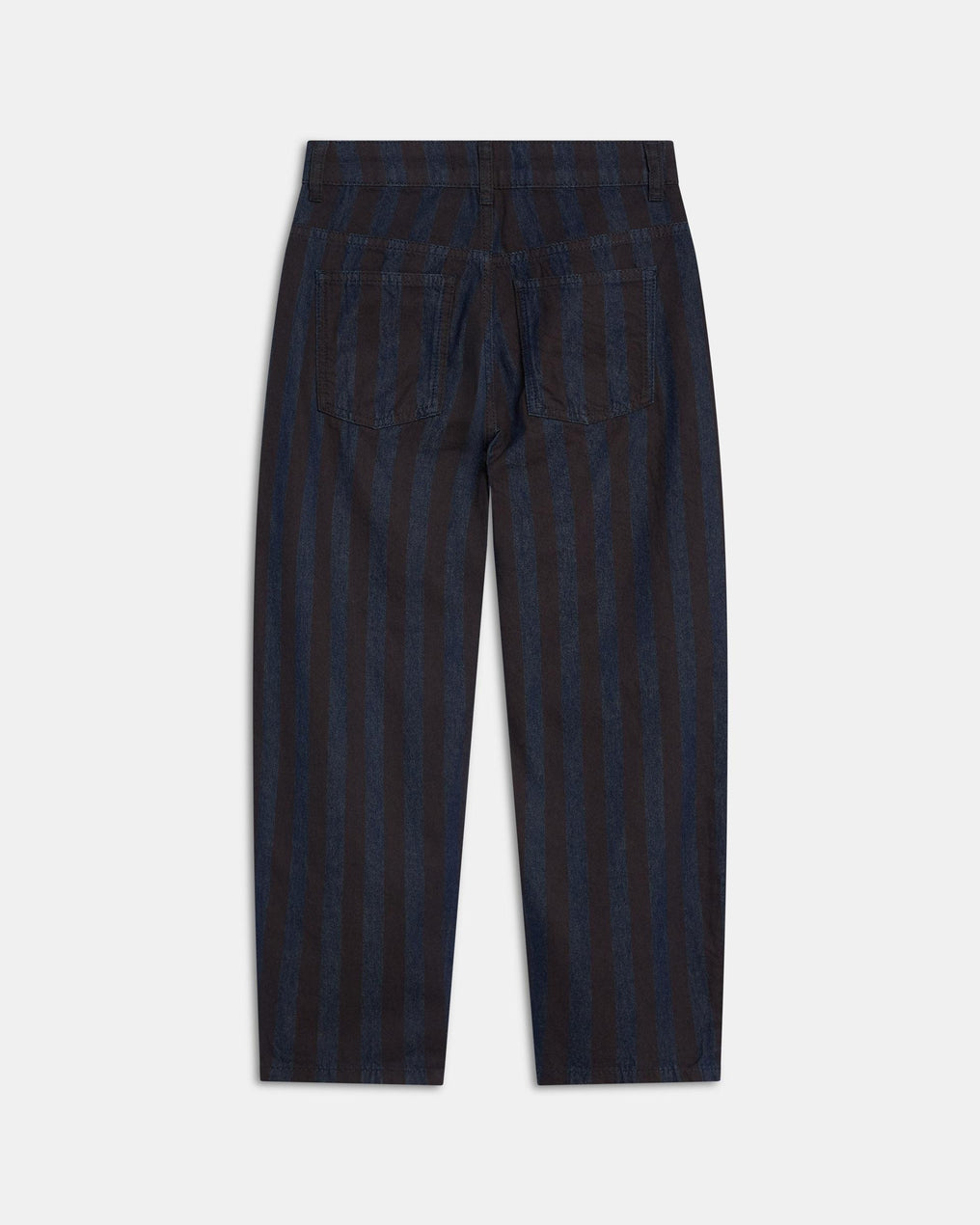 Jeans Balloon Rayures Bleu Foncé