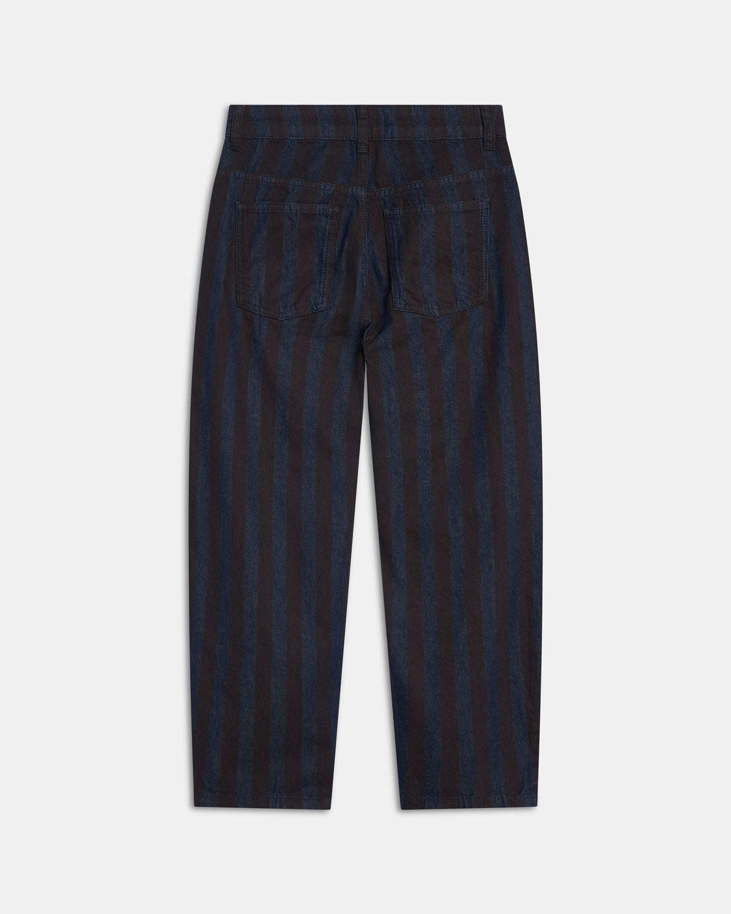 Jeans Balloon Rayures Bleu Foncé