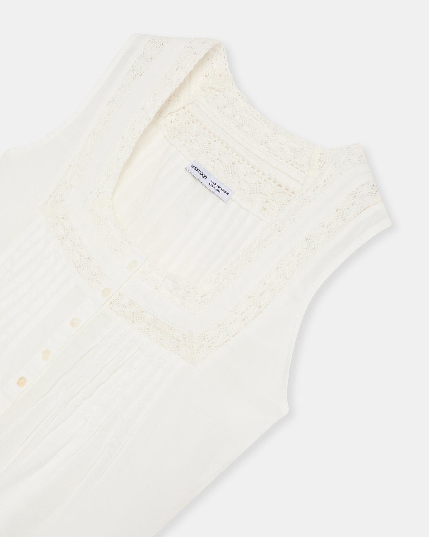 Top Puntillas Blanco
