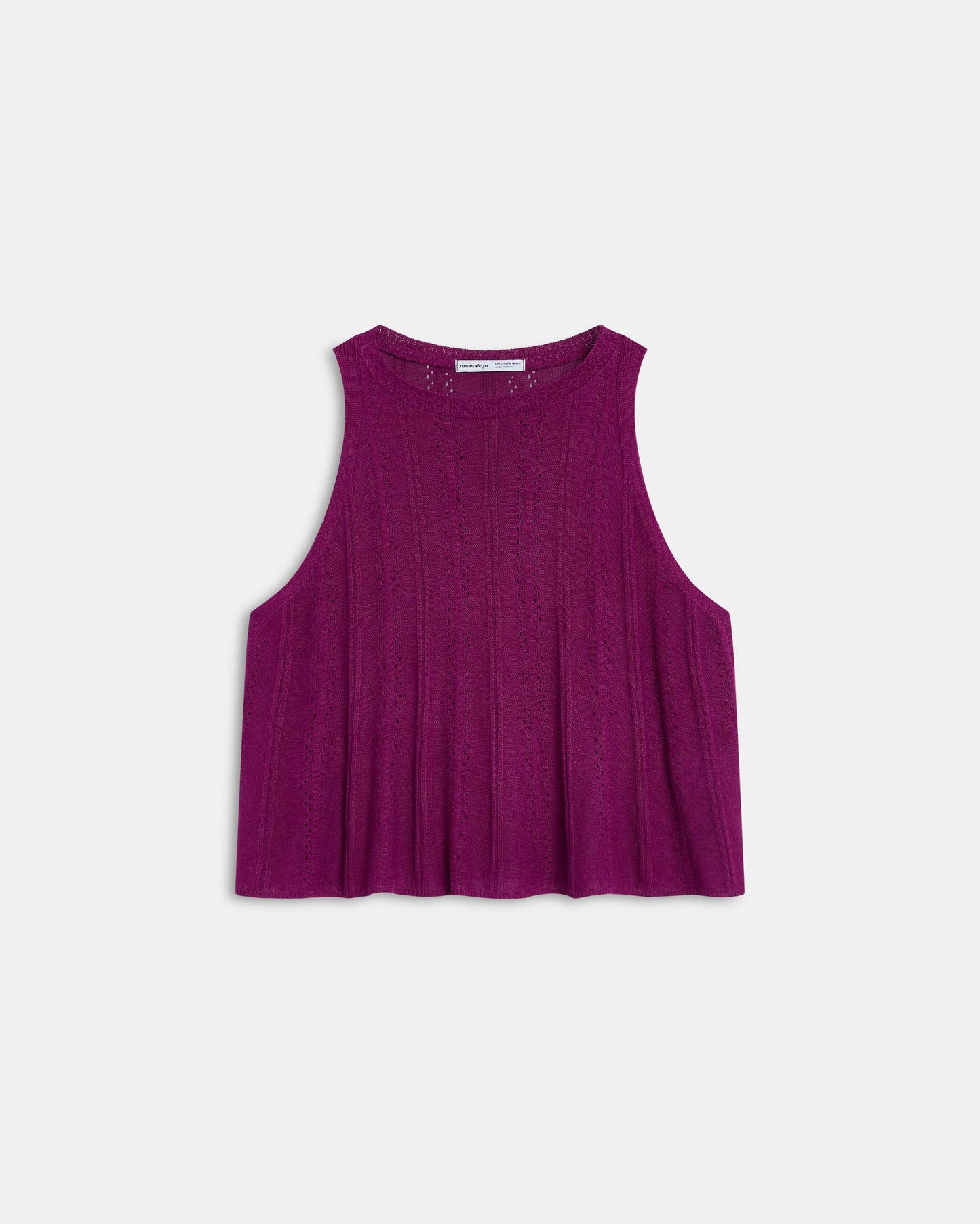 Purple Die-Cut Top