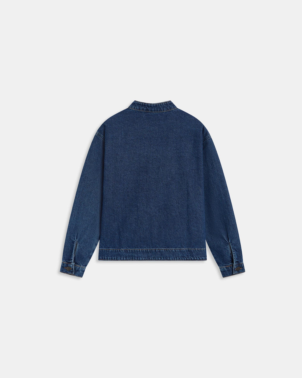 Blouson en Denim Bleu à Brandebourgs